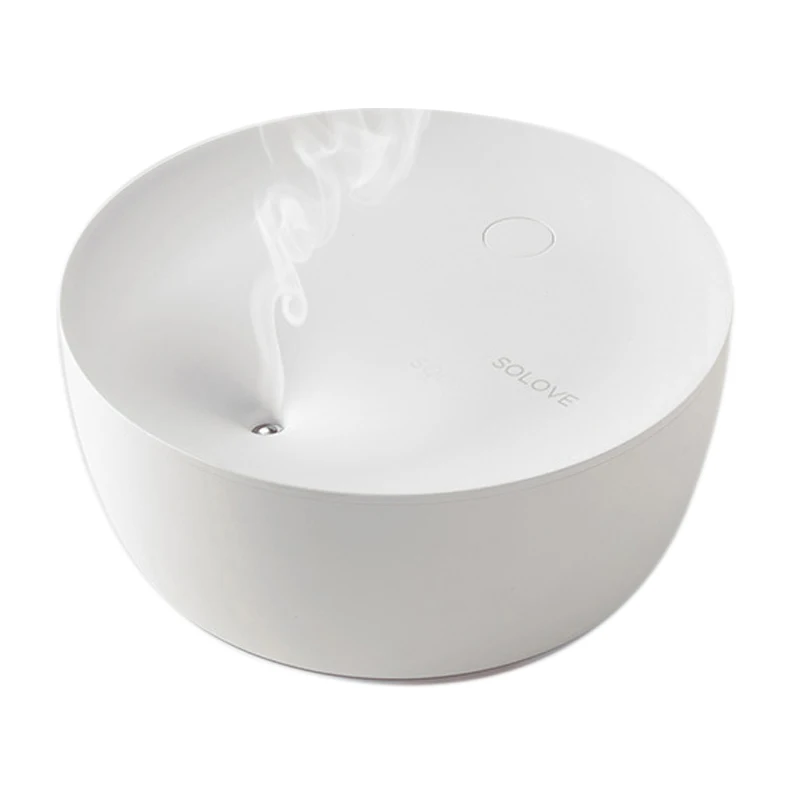 

New Hot Solove H1 Ultrasonic Air Humidifier 500Ml Capacity Night Light Air Humidifier Household Mini Usb Mist Maker Water Spra