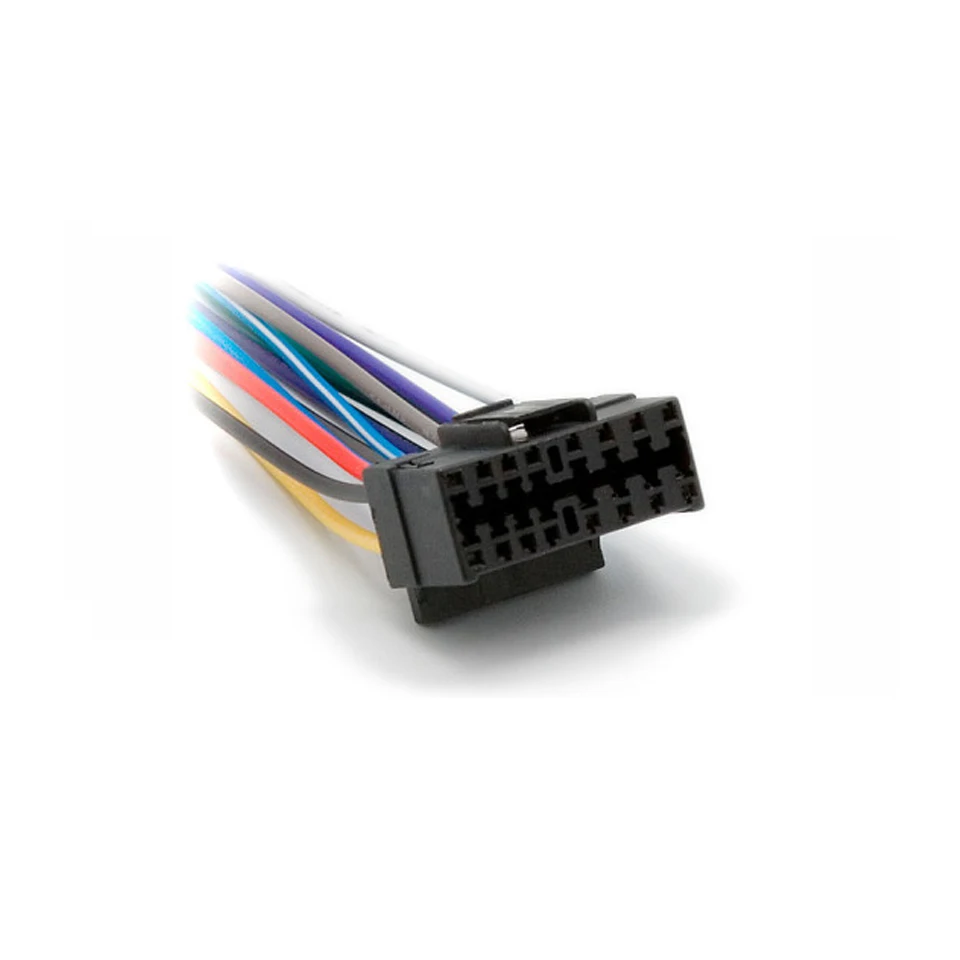 Автомобильный жгут проводов ISO для Sony CD CDX XAV JVC KD KS KW силовой ткацкий станок