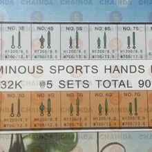 1 компл. золото и серебро светящиеся спортивные руки комплект Европейский Стиль часовая стрелка минутная стрелка