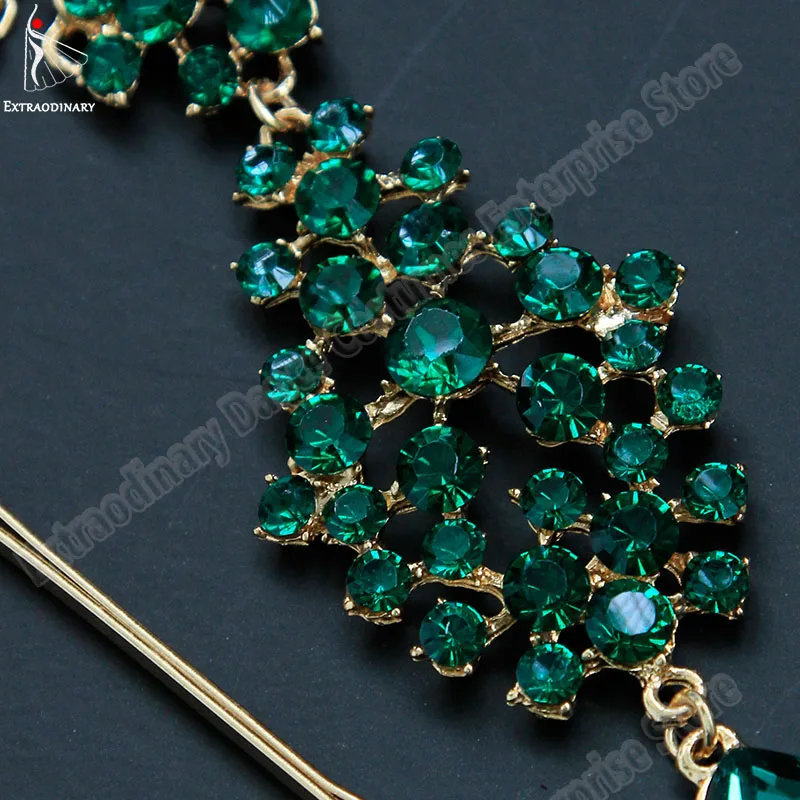 

Женский танец живота Болливуд головной убор серьги индийские ювелирные изделия профессиональный костюм аксессуары