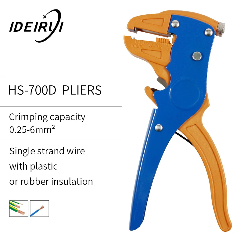 

High Quality HS-700D Self-adjusting Insulation Wire Stripper Cutter Hand Crimping Tool for Camping Climbing Outdoor Home