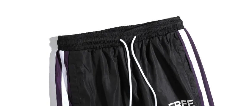 Side Stripe Patchwork Harem Pants 4