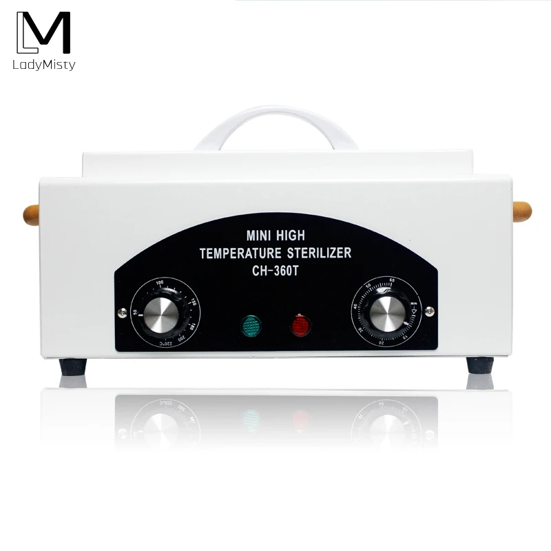 

Nail Art Tool Sterilizer Box with Hot Air Disinfection Cabinet Nail Art Equipment For Salon High Temperature UV Sterilizer Box