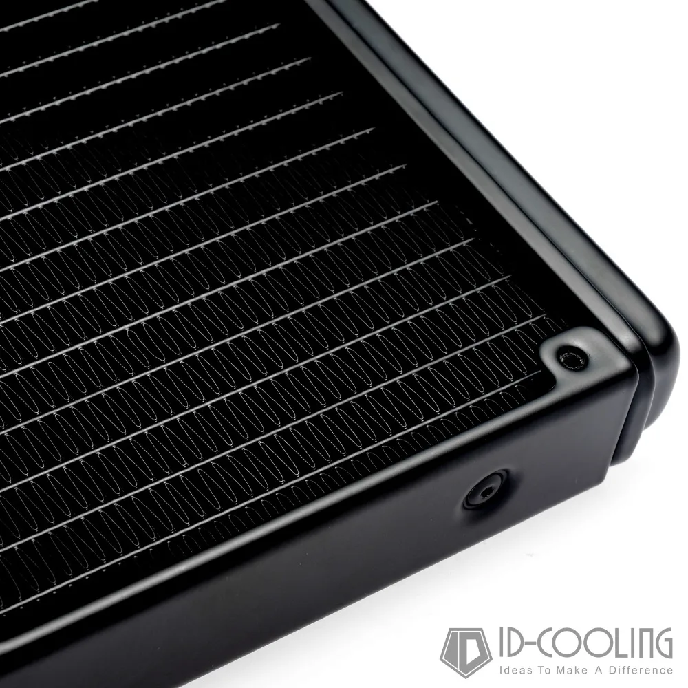 ID COOLING 240 мм алюминиевый радиатор водяного охлаждения совместимый с двумя 120