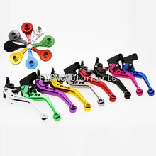 Negro Corto CNC Palanca de Embrague Del Freno Regular Un Par Para Suzuki GN125 R/V/W/X/Y GS125 ESZ/ESD/FSE/ESK/ESM/ESR/ESX Motocicleta