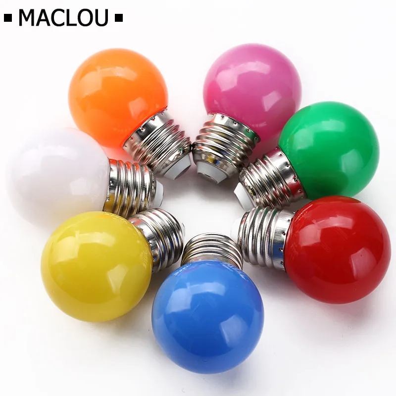 

E27 LED Colorful Light Bulb Bombillas LED Screw Neon SMD2835 Global Lamp Fashion DJ Disco Party Christmas Lights 220V LED Bulbs