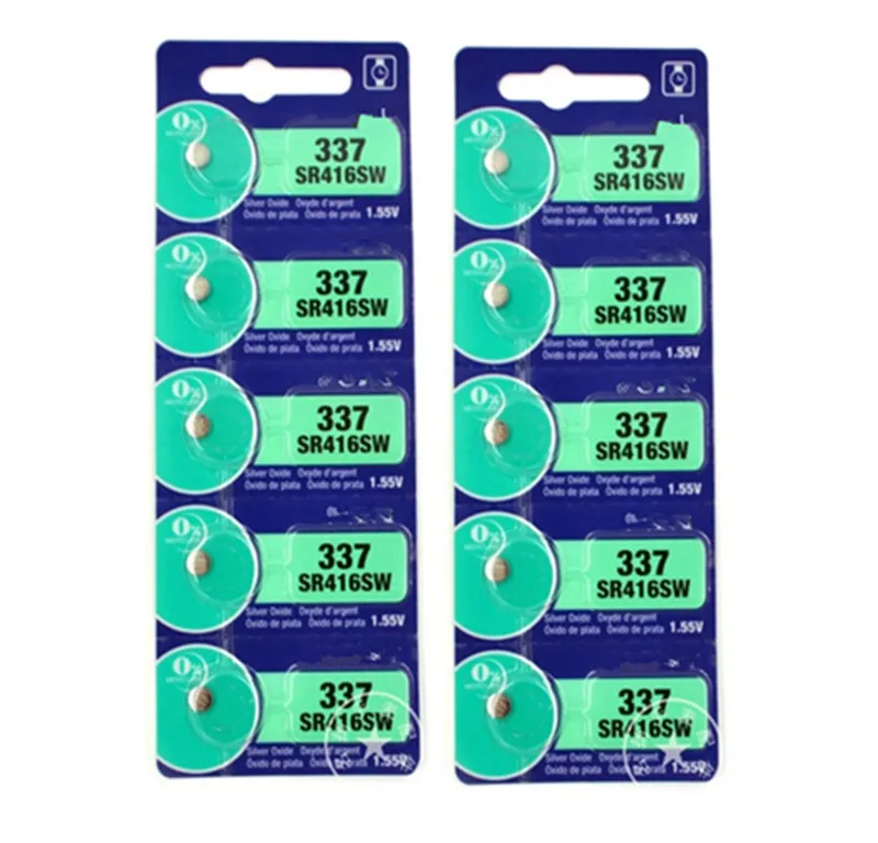 10PCS New LONG LASTING 337 SR416SW 623 D337 V337 SP337 Watch Battery Button Coin Cell MADE IN JAPAN 100% Original Brand | Электроника