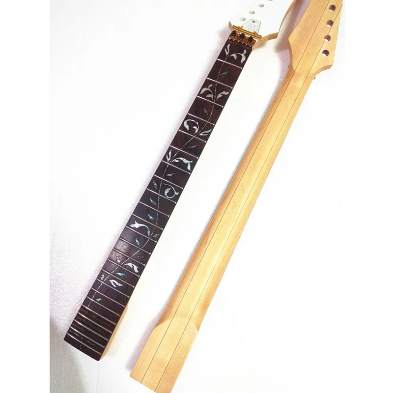 disado 24 Frets inlay Tree of Life maple Electric Guitar Neck Guitar
