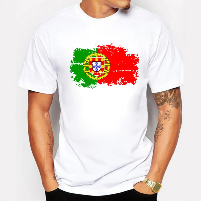 Us 792 39 Offportugal Flag New Fashion Tee Shirts Short Sleeve T Shirts Reminiscence Portugal Flag Summer Style Fitness Tshirts For Men In