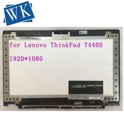Оригинальный 14 ''ЖК-дисплей для lenovo ThinkPad T440S 14" FHD сенсорный дигитайзер в сборе экран 00HM080 00HN861 B140HAN01.2