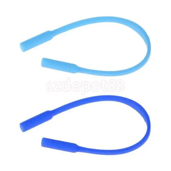 2 Pieces Silicone Kids Eyewear Cord Glasses Eyeglasses Sunglasses Holder Strap Retainer Rope