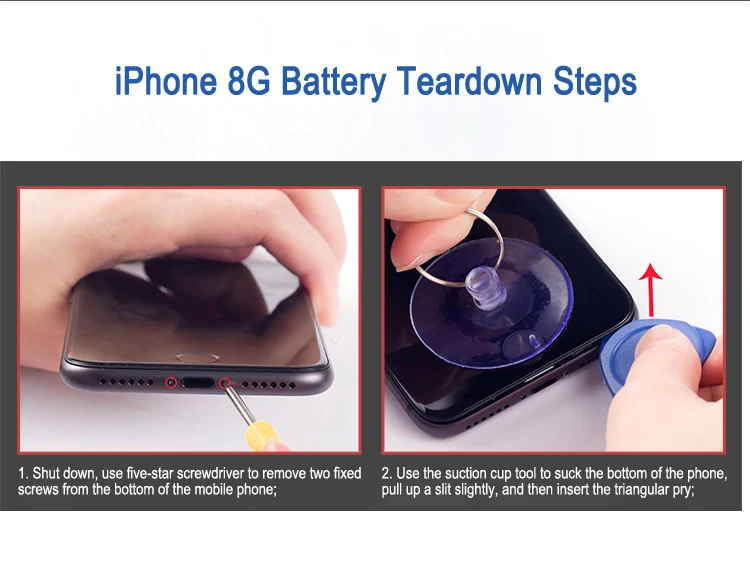 Nohon аккумулятор для Apple iPhone 8 7 6 5 4 акумуляторная батарея для iPhone5 iPhone6 Замена высокого Ёмкость мобильного телефона Batarya+ Бесплатные инструменты