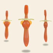 1 шт., детская мягкая силиконовая учебная зубная щетка, Детская щетка для ухода за зубами, зубная щетка, детская зубная щетка, Товары для малышей