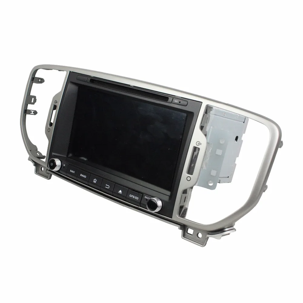 Excellent Navirider Android 8.0 radio tape recorder octa Core 4GB RAM 32GB rom with IPS screen for KIA Sportage 2016 head unit 1