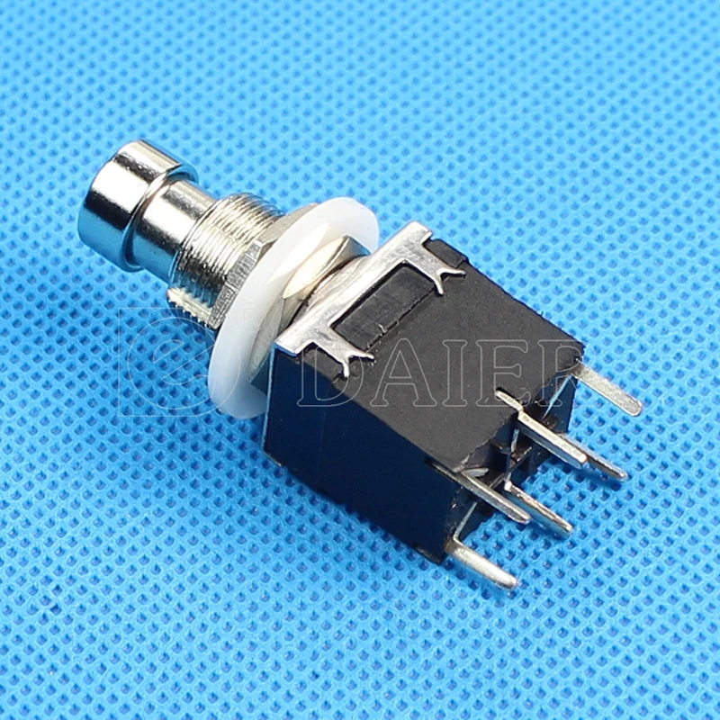 25PCS PBS-24-212P dpdt momentary foot switch with PCB plug
