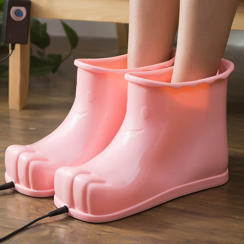 Portable Charging Wam Kept Foot Massage Boots Feet Care Relaxation