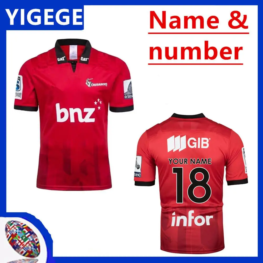 

2018 CRUSADERS Super Rugby Away Jersey New Zealand Super Rugby Jersey Crusaders jersey shirts size S-5XL (can print)