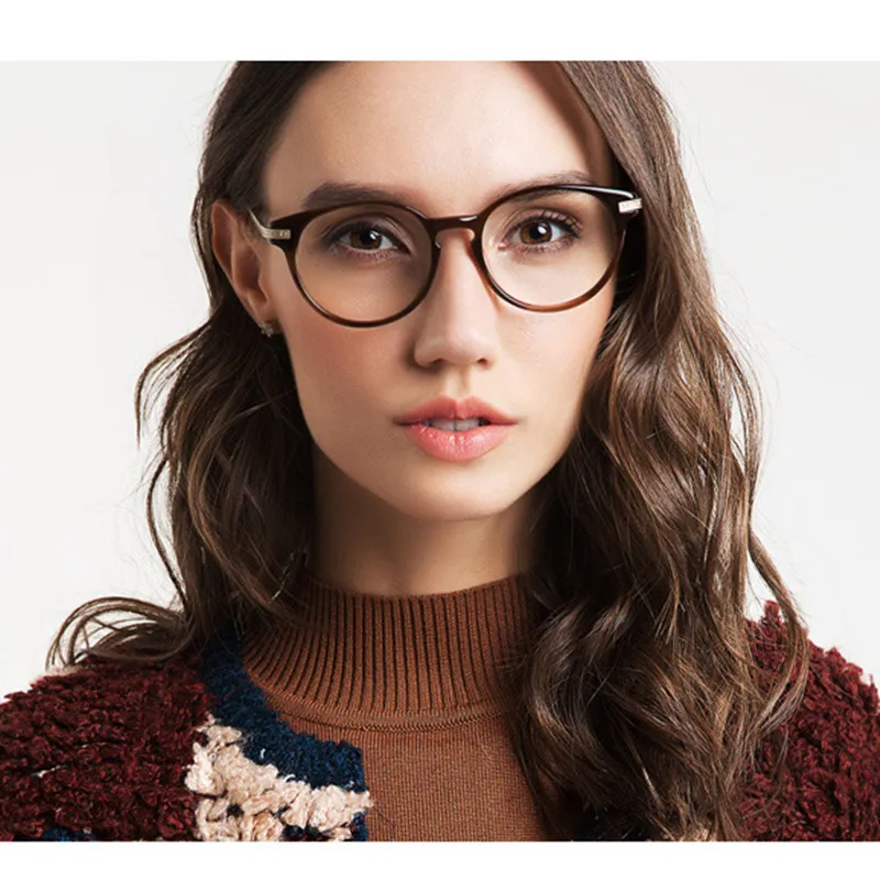 

Reading glasses Retro Unisex Metal points womens eye glasses frame Brand optical UV Protection vintage female eyeglasses