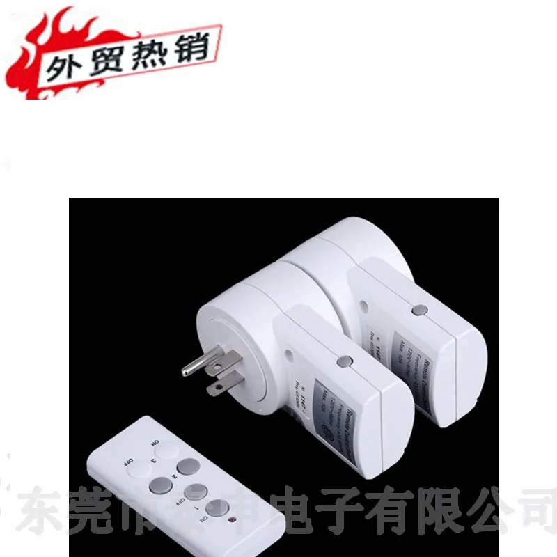 

christs 832-2US WirelessSmart Remote Control Power Outlet Light Switch Plug Socket 433.93 MHz Power Outlet Socket Standard Plug