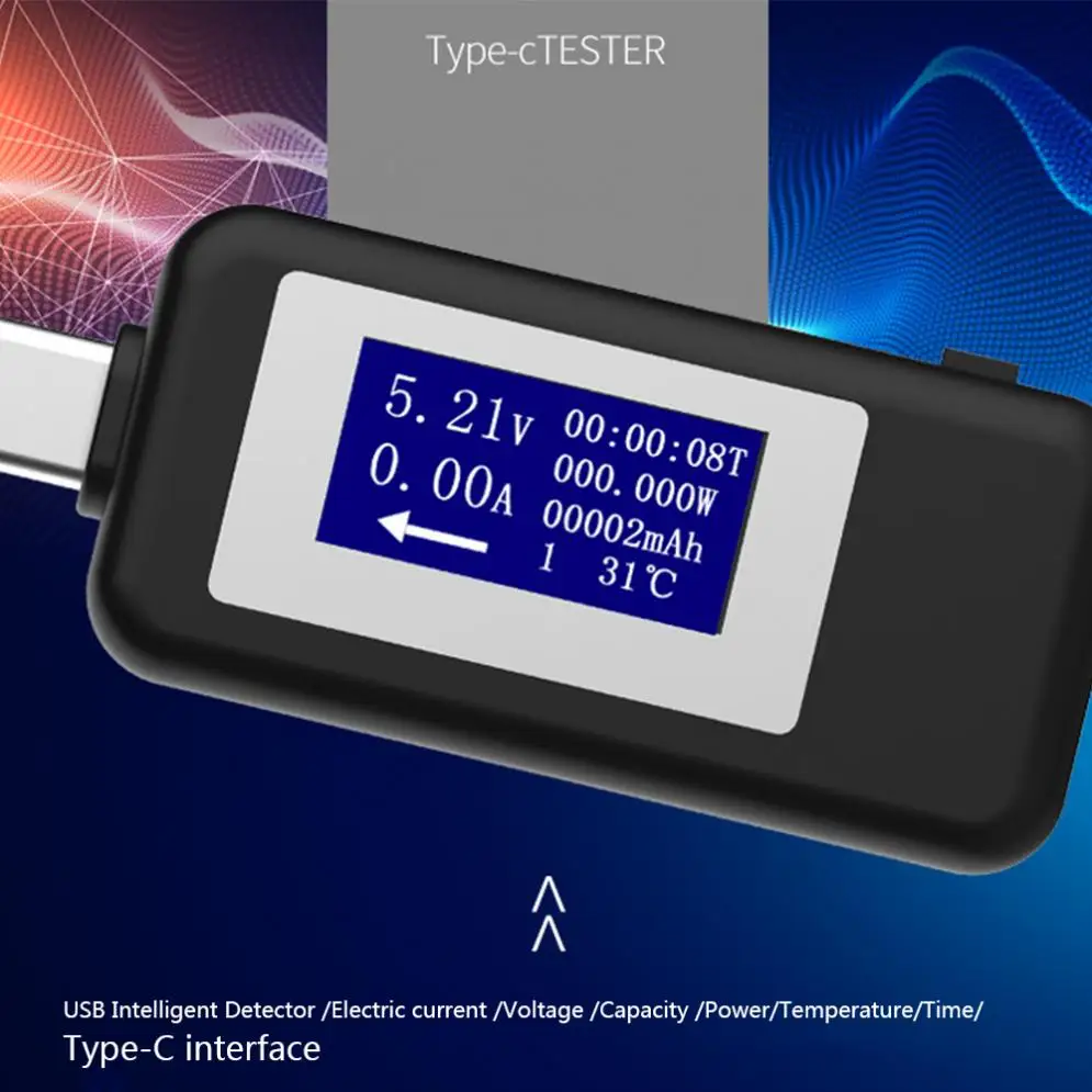 KWS-MX18 10 в 1 ЖК-дисплей цифровой дисплей USB тестер напряжения тока измеритель мощности синхронизации Амперметр USB зарядное устройство тестер детектор