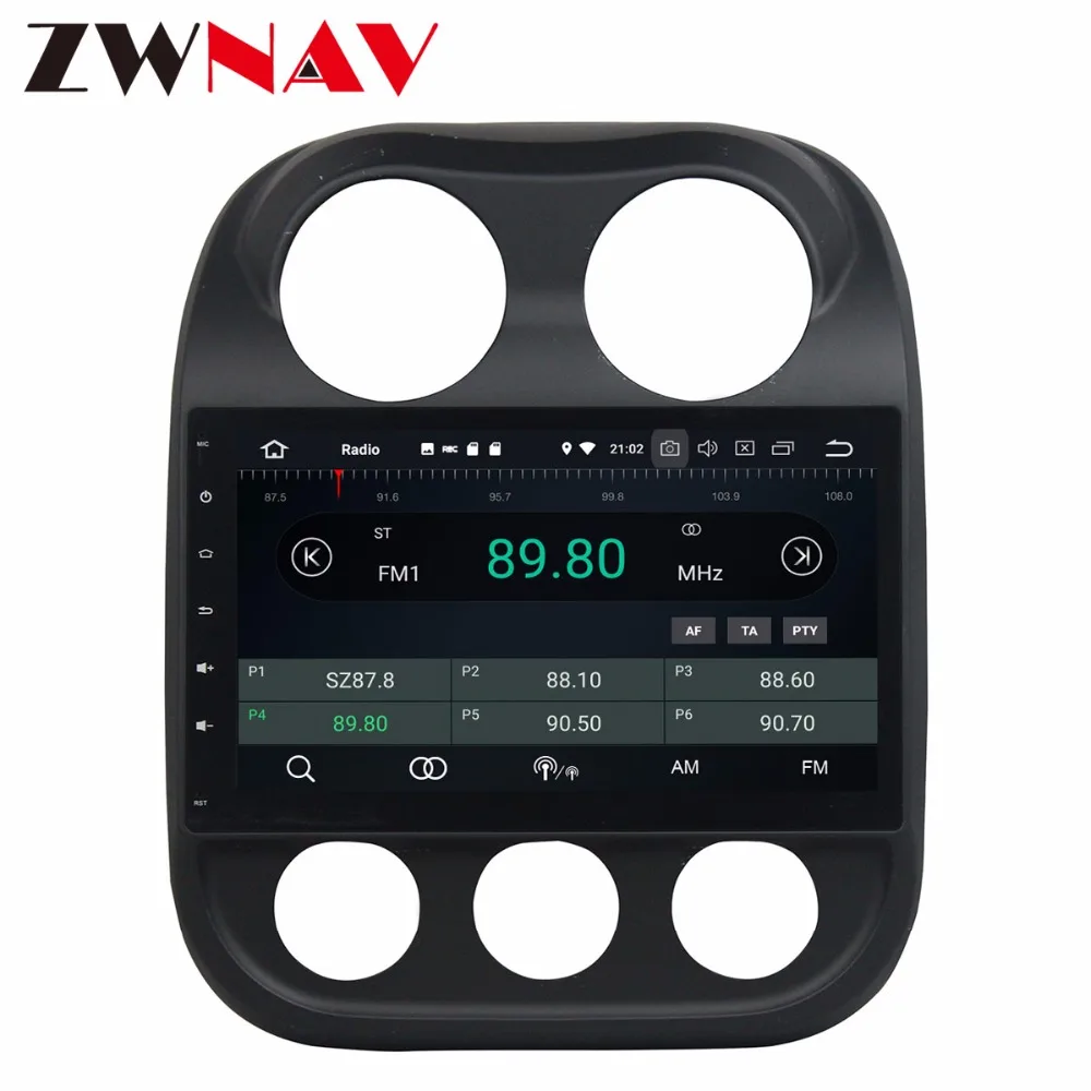 Top IPS Screen 4+32G Android 8.0 Car multimedia Player head unit For Jeep Compass 2014 2015 With GPS Navigation Radio auto stereo 4