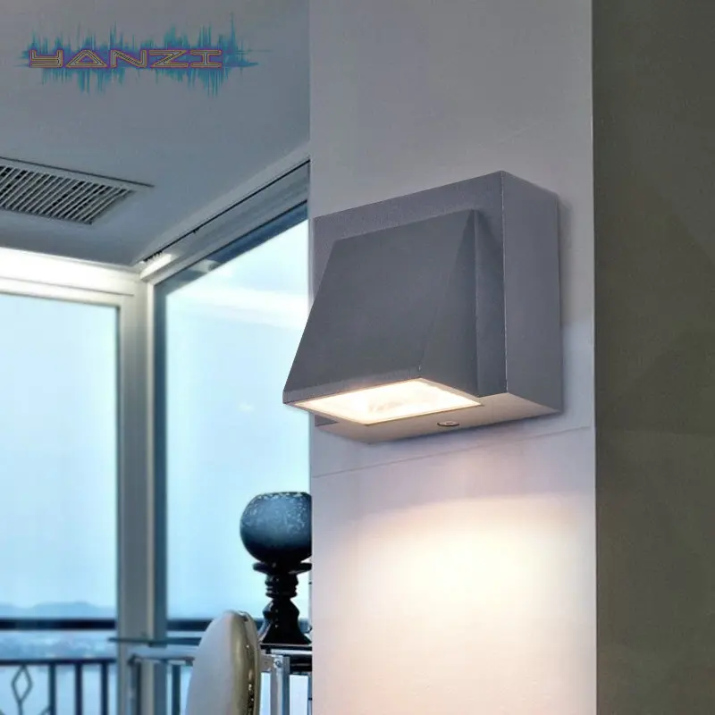 3W LED Waterproof Outdoor Sconce Spot lights Aisle Wall Lamp Living Room TV Background Wall Light