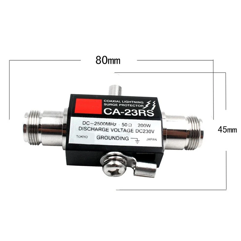 Repetidor adaptador de conector de Radio, Protector de sobretensión de antena Coaxial, Ca-23Rs Pl259 So239