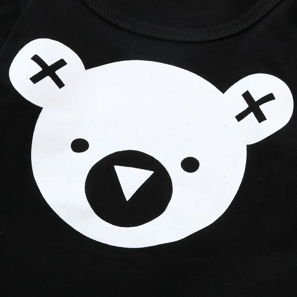 Одежда для новорожденных футболка с изображением коалы Топы штаны в полоску для маленьких девочек и мальчиков Модный комплект одежды 6, 327gg