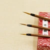 3pcs/set Brown Hook Line Fine Paint Brush Chinese Calligraphy Brush Pen Weasel HairPaint Brush Art Stationary Oil Painting Brush ► Photo 2/6