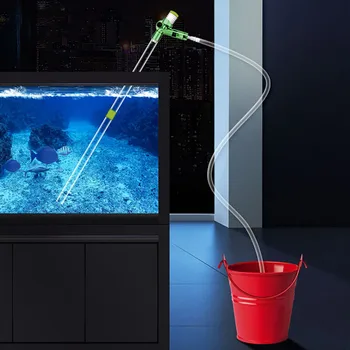 

Fish Tank Pump Filter Siphon Gravel Suction Pipe Filter Fish Tank Vacuum Water Change Pump Aquarium Cleaning Manual Cleaner Tool