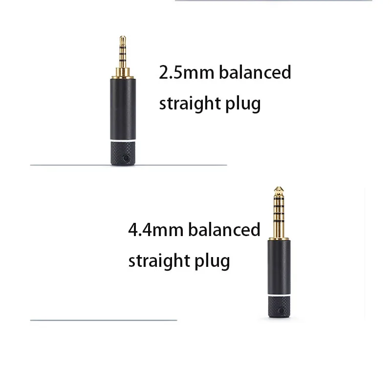 Adaptador de Alta Macho para Homem Prata para Fone de Ouvido Cabo Fidelidade Okcsc Plugue Equilibrada 3.5mm Pai Áudio Cobre Mp3 Player 2.5mm 4.4mm - Image 5