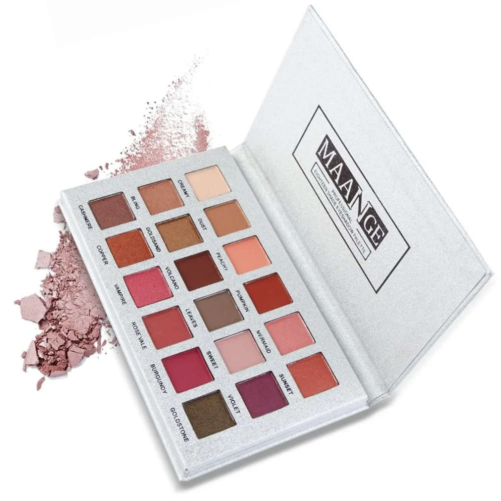 

hot 18 Colors Fashion Eye Shadow Palette Matte Glitter Makeup Shimmer Eyeshadow Cosmetic Kit Shimmer Eyeshadow Pallete
