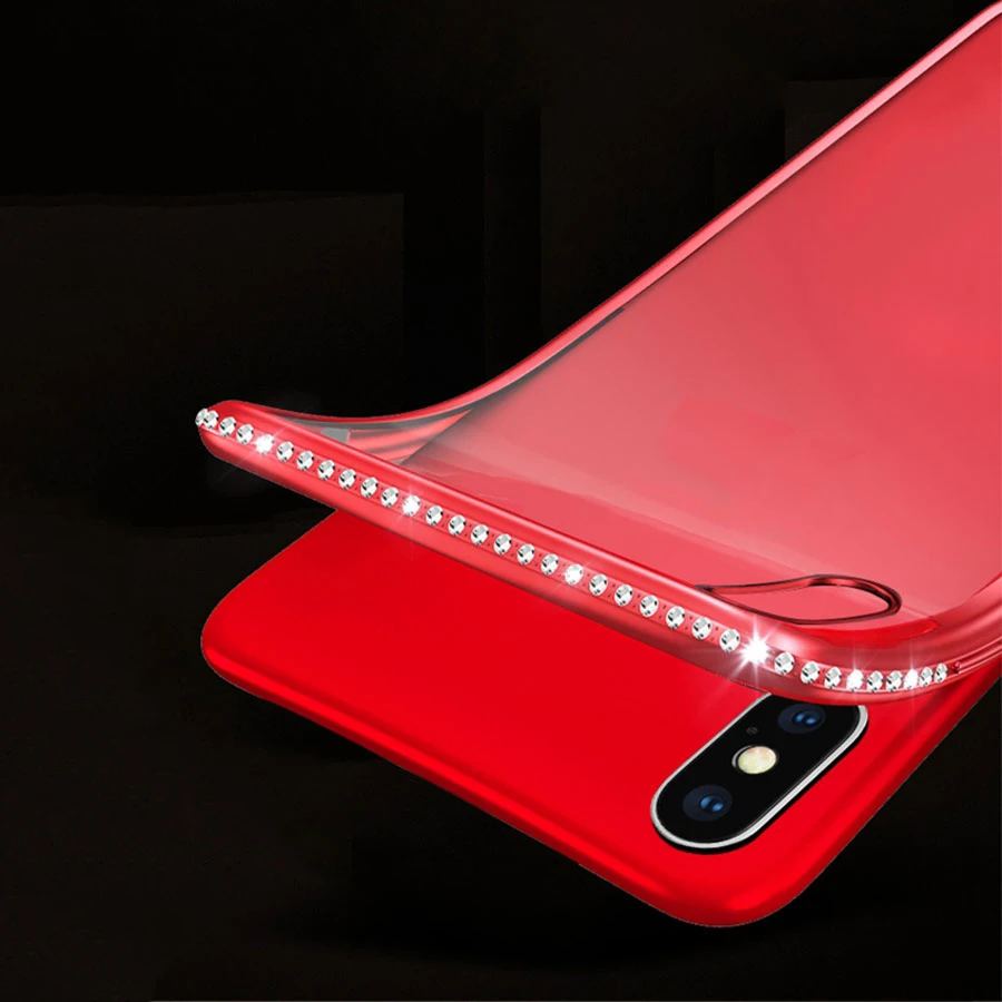Чехол для iPhone 6 6S 7 8 Plus X XR Xs Max Huawei P20 Lite P30 Pro Nova 3 3i Honor 7X 8X роскошный блестящий