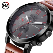 Relogio Masculino мужские часы Топ люксовый бренд водонепроницаемые спортивные военные часы мужские модные кожаные кварцевые мужские наручные часы