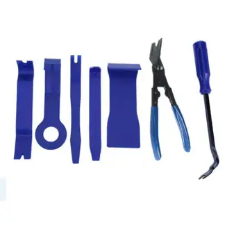 

7pcs Professional Plastic Auto Car Radio Door Clip Panel Trim Dash Audio Removal Installer Pry Tool Car Panel Removal Tools