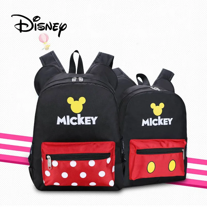 Новые плюшевые рюкзаки Disney Сумка с Микки Маусом для девочек рюкзак детей