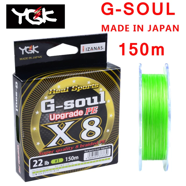 $US $19.98 JAPAN YGK G-SOUL X8 upgrade PE 8 Braid Fishing line made in Japan 150M