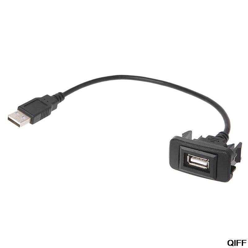 

AUX USB Port Cable Adapter 12-24V Cord Wire USB Charging Adapter for Toyota VIGO May06