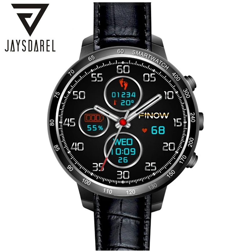 

JAYSDAREL Q7 Android 5.1 OS Smart Watch Phone Heart Rate GPS WIFI Camera 3G SIM Card Pedometer Smart Wristwatch for Android iOS
