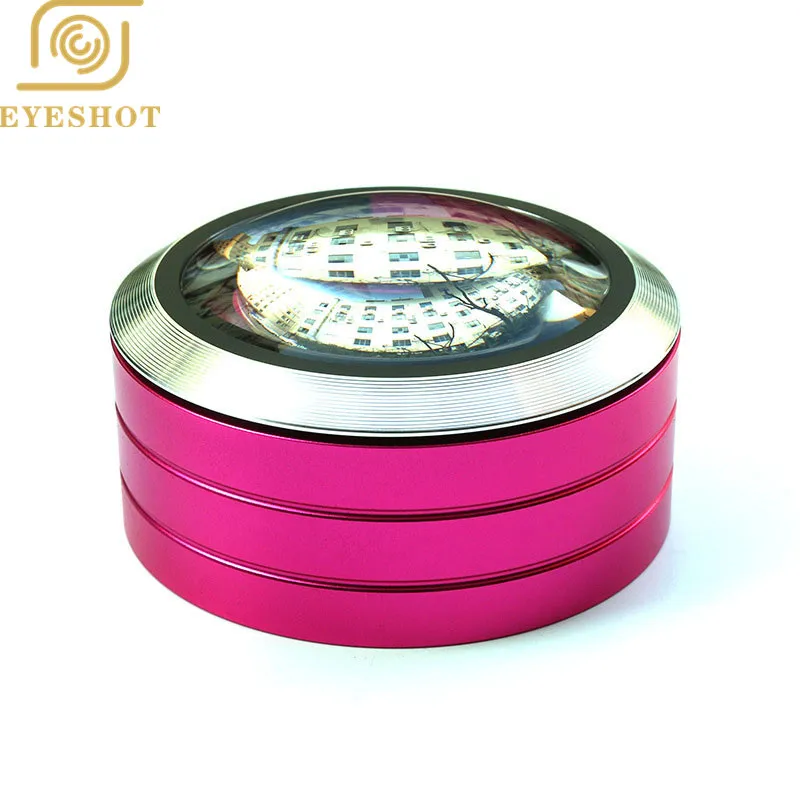 

2 Colors 5x 90mm Cylindrical Magnifier with 3 LED Lights K9 Optical Lens Magnifier Handheld Desktop Magnifier For Reading