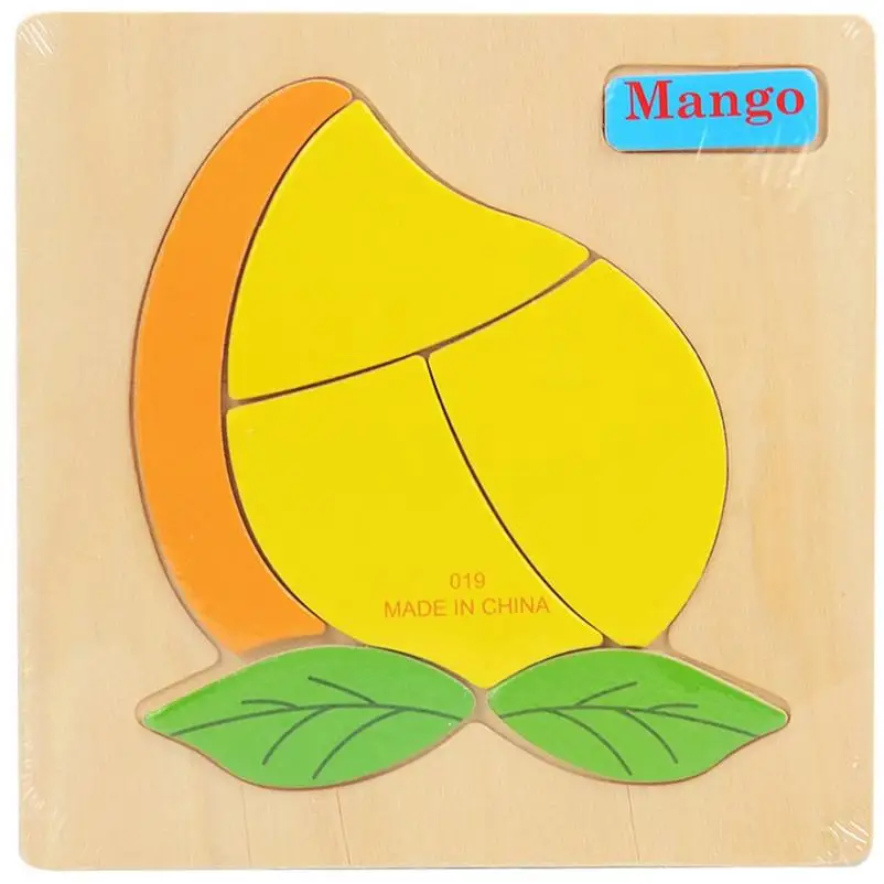 Fruta de madera 3D tridimensional rompecabezas gruesa Desarrollo Educativo Jigsaw Rompecabezas juguete brinquedos educativos precio más bajo Fruta de madera 3D tridimensional rompecabezas gruesa Desarrollo Educativo Jigsaw Rompecabezas juguete brinquedos educativos precio más bajo