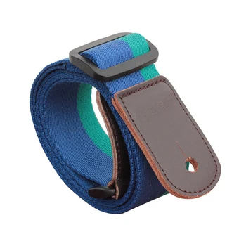 

Longteam cotton + leather uukiri shoulder strap with tail nail and Tied rope length 80cm -140cm width 4cm Dark blue green