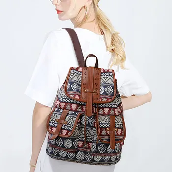 

New Designer Backpack Soft Touch Multi-Function Mochila Mujer Casual Polyester Backpack Fashion Ladies Small Backpack Girl Bag