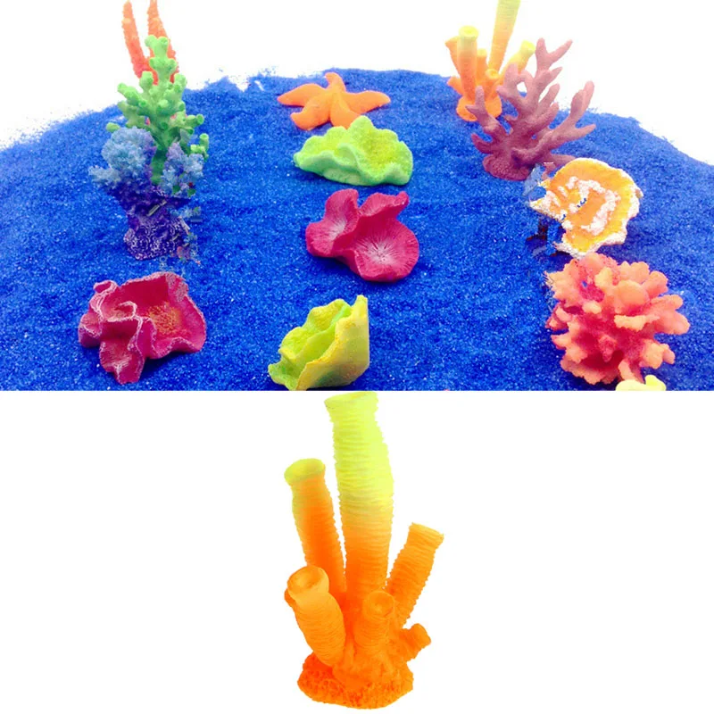 Аквариум искусственные резиновые кораллы ремесла декорации для аквариума apr3_35