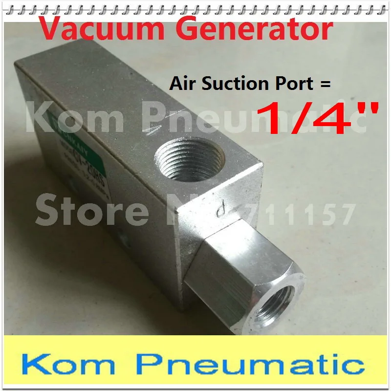 5pcs/lot Free Shipping SMC Type 1/4" Vacuum Generator 1.5mm Nozzle CV