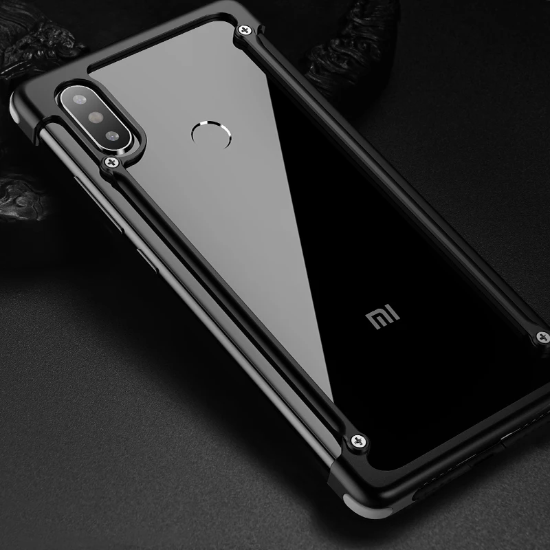 Oatsbasf Алюминиевый металлический бампер чехол для Xiaomi mi 8 mi 8/Pro/Explorer Роскошная подушка безопасности Защита от падения жесткий чехол mi 8 Pro