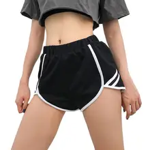 Летняя женская Средняя талия тренировки Фитнес Спортивная одежда в стиле кэжуал шорты для йоги мода бег Велоспорт тренировочные брюки для женщин