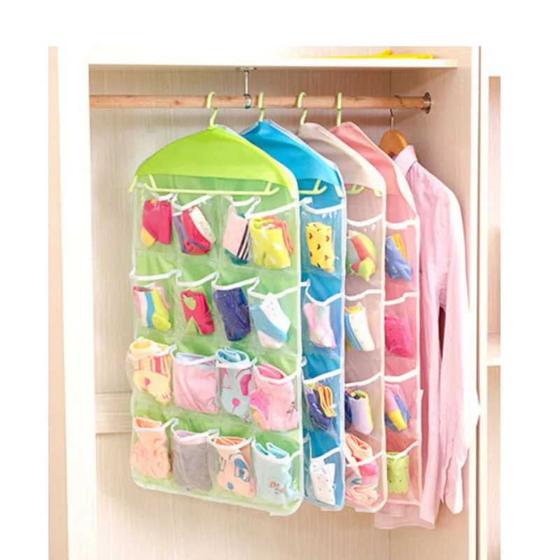 LF Sxsounai 16 شبكة تخزين أكياس الفضاء التوقف المنظم بسيط الأزياء خزانة تخزين الملابس الداخلية جورب تخزين حقيبة المنزل الأطفال LF Sxsounai 16 شبكة تخزين أكياس الفضاء التوقف المنظم بسيط الأزياء خزانة تخزين الملابس الداخلية جورب تخزين حقيبة المنزل الأطفال