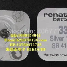 RE NATA кнопочный элемент из оксида серебра батарея SR416SW 337 4,8*1,6 мм 8 мА/ч, 1,55 v