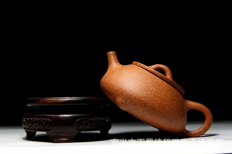 Каменный барабан темно-красный эмалированный керамический чайник ручной работы смешанная партия подарок